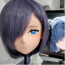 (GLA072)Customize Character'! Female/Girl Resin Full/Half Head With Lock Anime Cosplay Japanese Animego Kigurumi Mask (GLA072)Customize Character'! Female/Girl Resin Full/Half Head With Lock Anime Cosplay Japanese Animego Kigurumi Mask